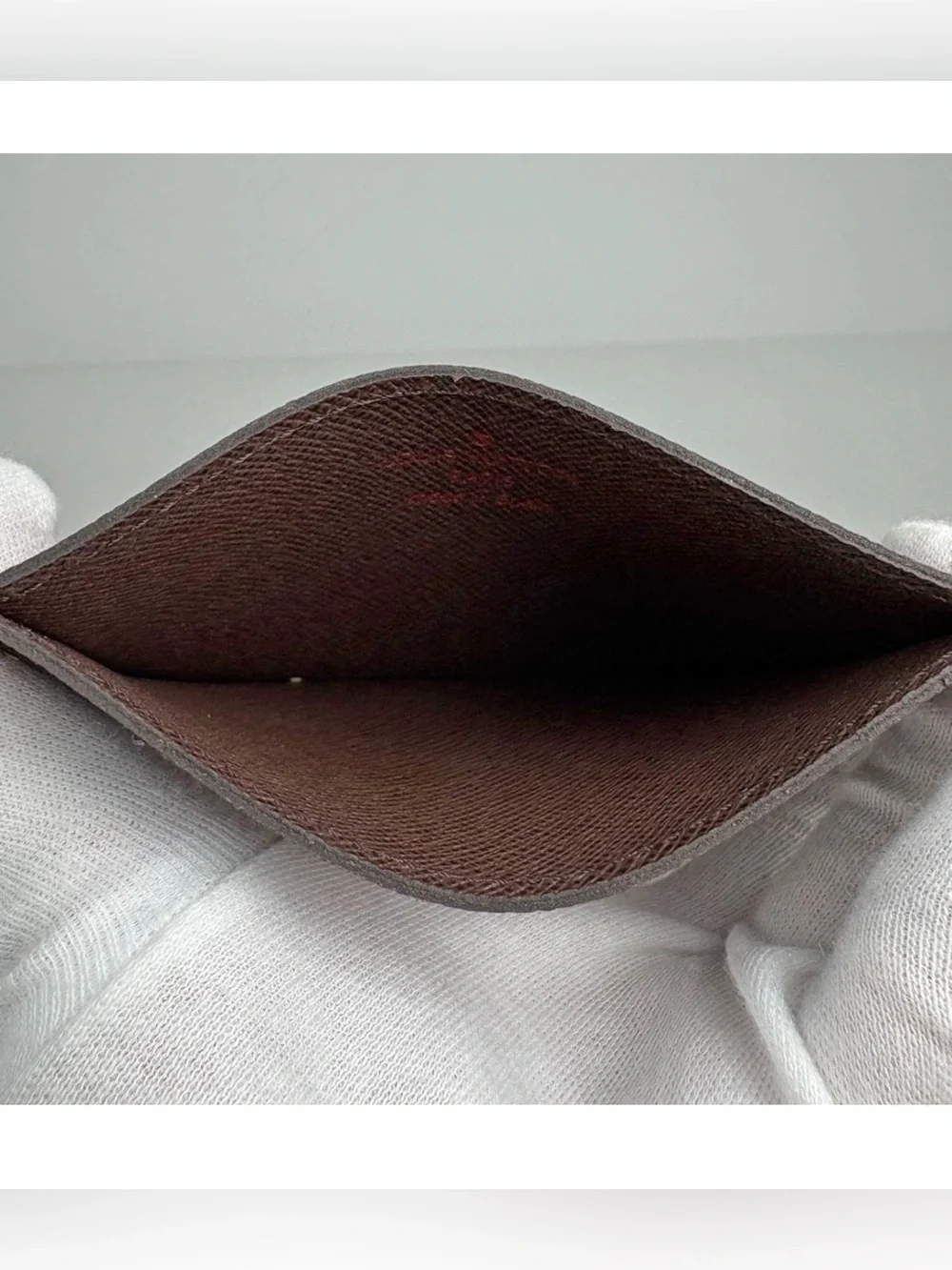 Louis Vuitton N61722 Port Carte Card Case Damier Brown